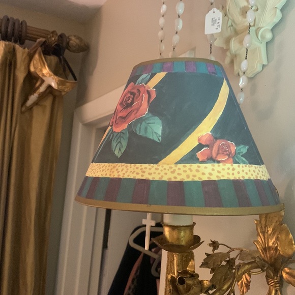 RARE Mackenzie Child’s medium sized floral lampshade EUC - Picture 3 of 10